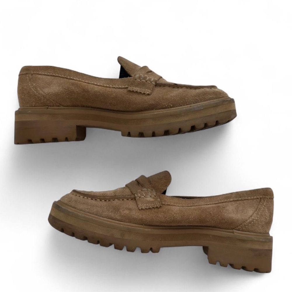 Chunky Tan Loafers